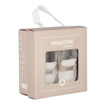 Baby Boys Ivory Pre-Walker Moccasins