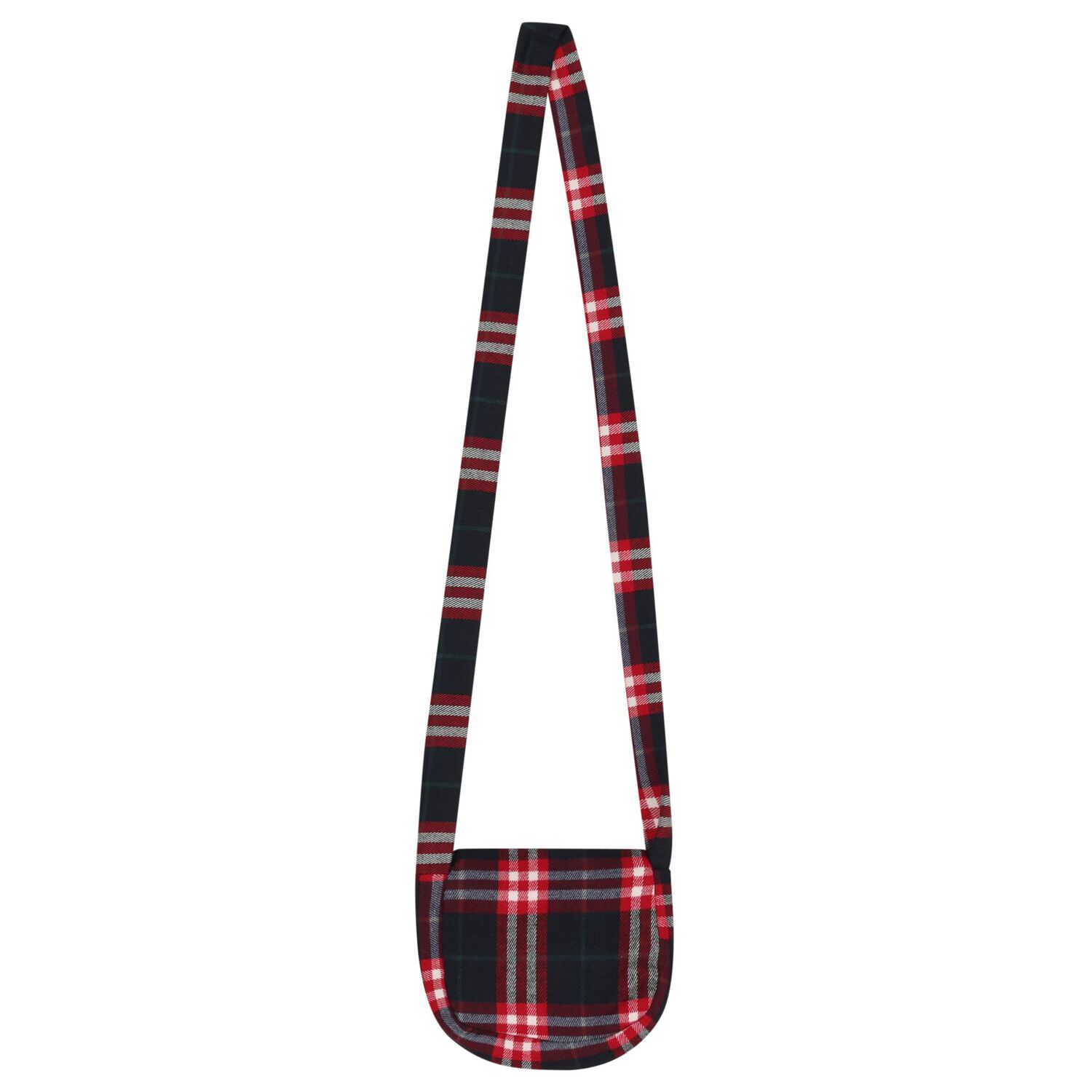 Girls Navy Blue Tartan Dress Set, 1, hi-res