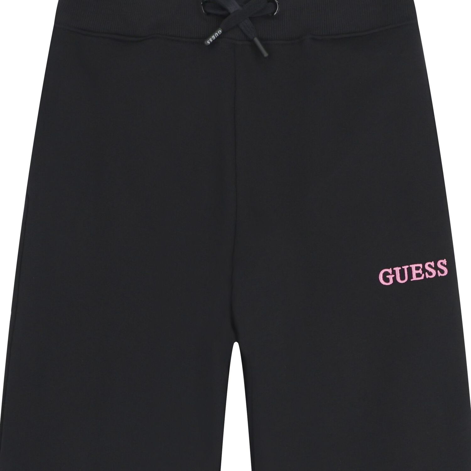 Girls Black Logo Joggers, 1, hi-res