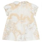 Baby Girls White & Beige Geo Map Gift Set, 1, hi-res