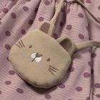 Younger Girls Pink Polka Dots Dress Set, 3, hi-res