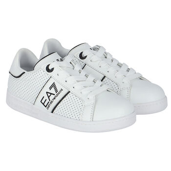 White Logo Trainers