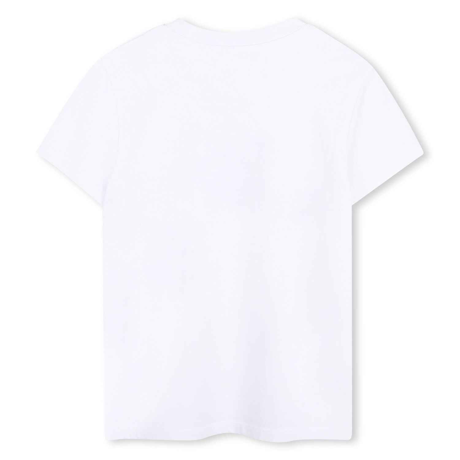 Girls White Logo T-Shirt, 2, hi-res