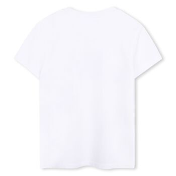 Girls White Logo T-Shirt