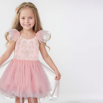 Girls Pink Tulle Dress