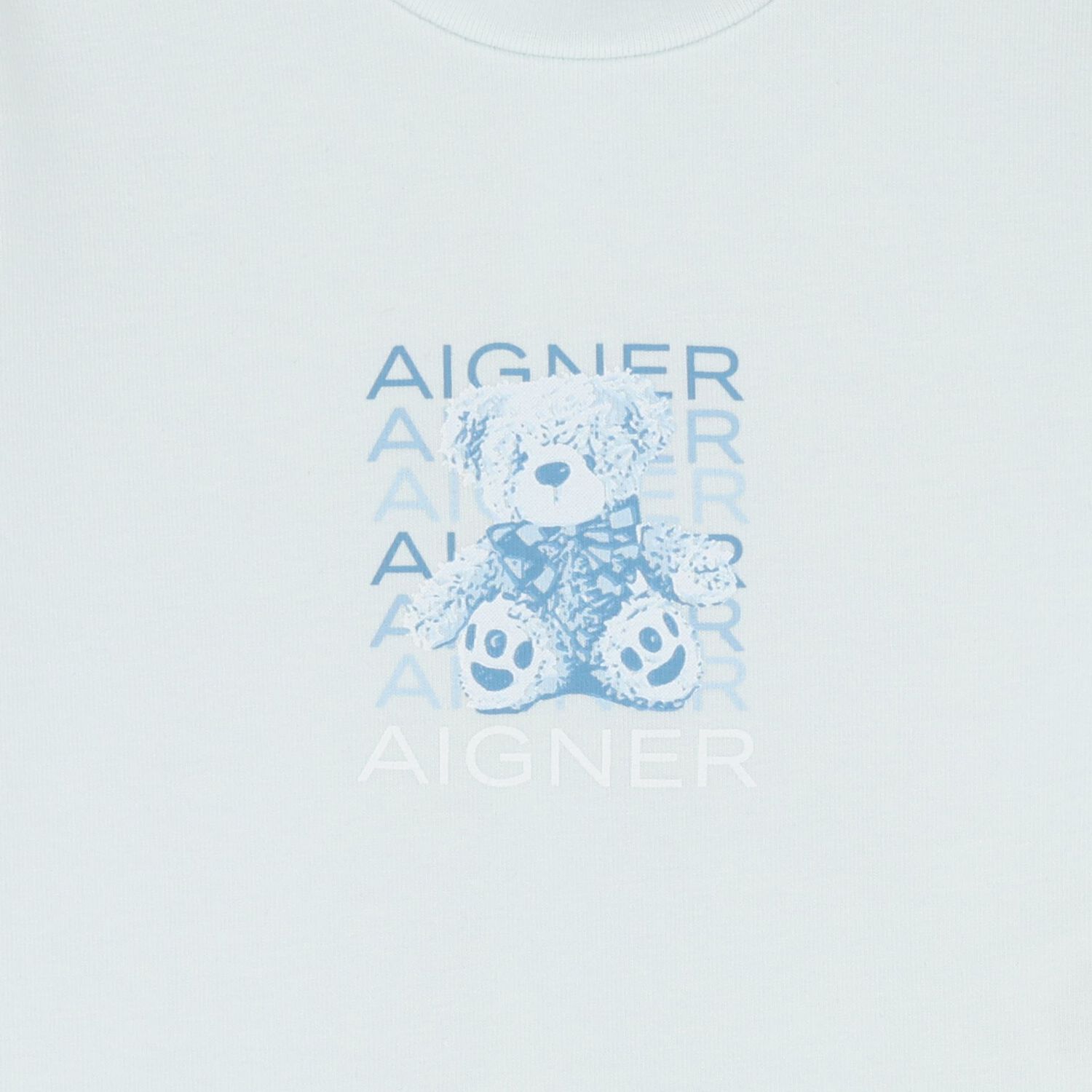 Baby Boys Blue Teddy Bear Logo Babygrow, 2, hi-res