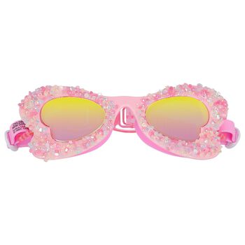 Girls Pink Butterfly Swimming Goggles