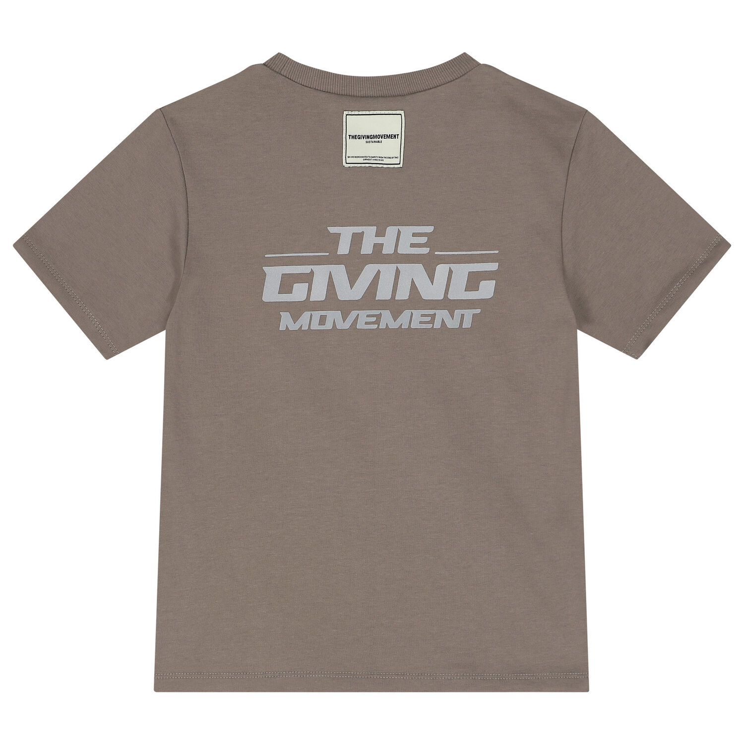 Beige Logo Reflective T-Shirt, 2, hi-res image number null