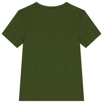 Boys Green Logo T-Shirt