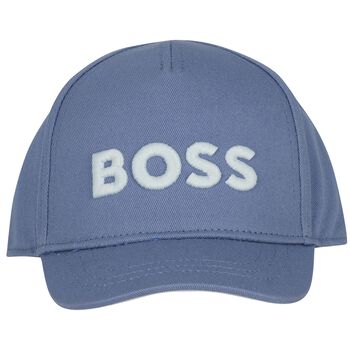 Baby Boys Blue Logo Cap