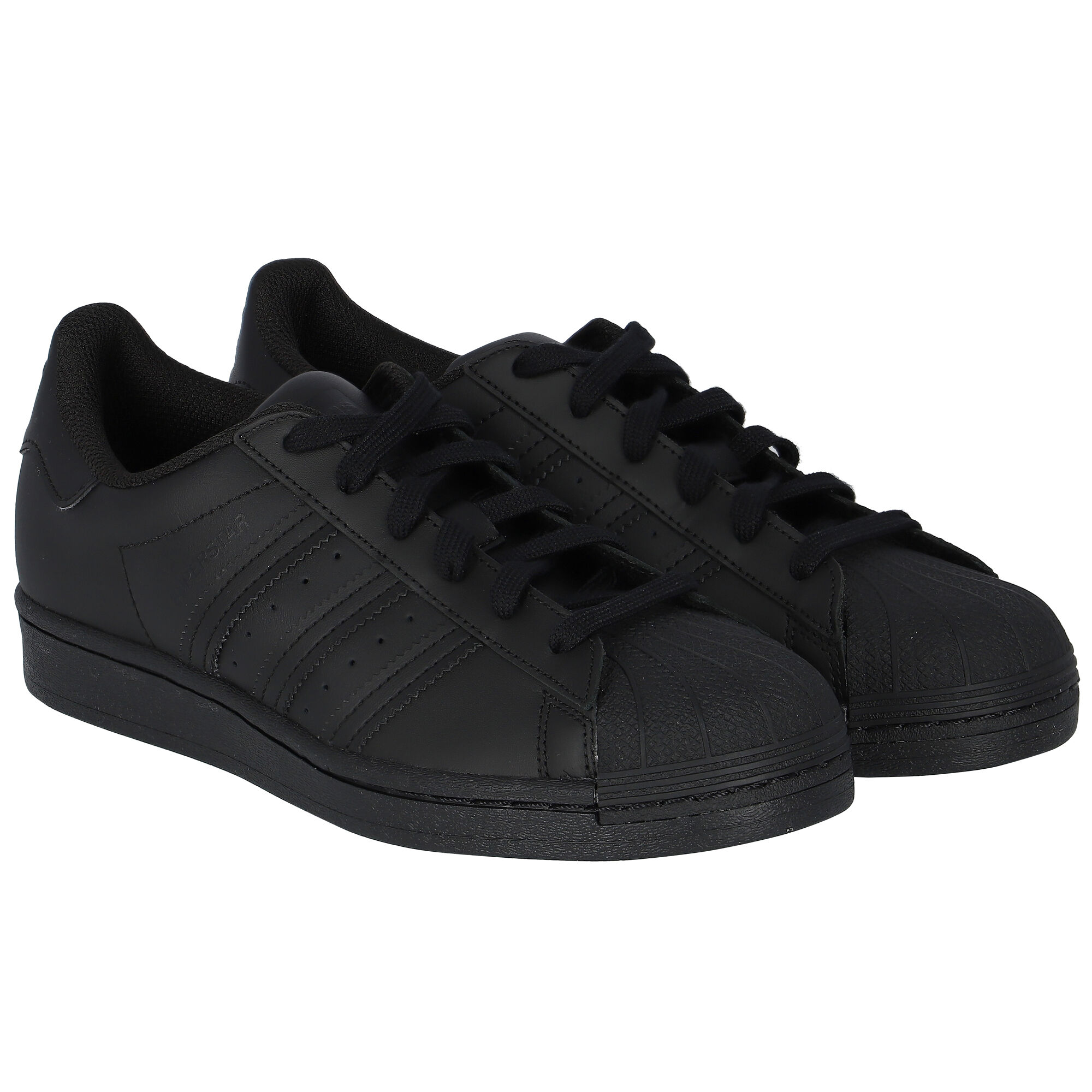 black superstar trainers