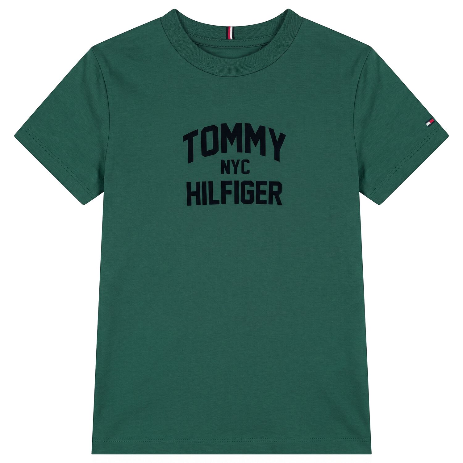 Boys Green Logo T-Shirt , 2, hi-res