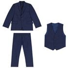 Boys Blue Suit Set, 1, hi-res