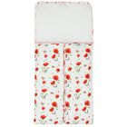 Baby Girls White & Red Poppies Nest, 1, hi-res