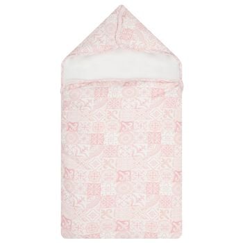 مدس بنات باللون الأبيض والوردي