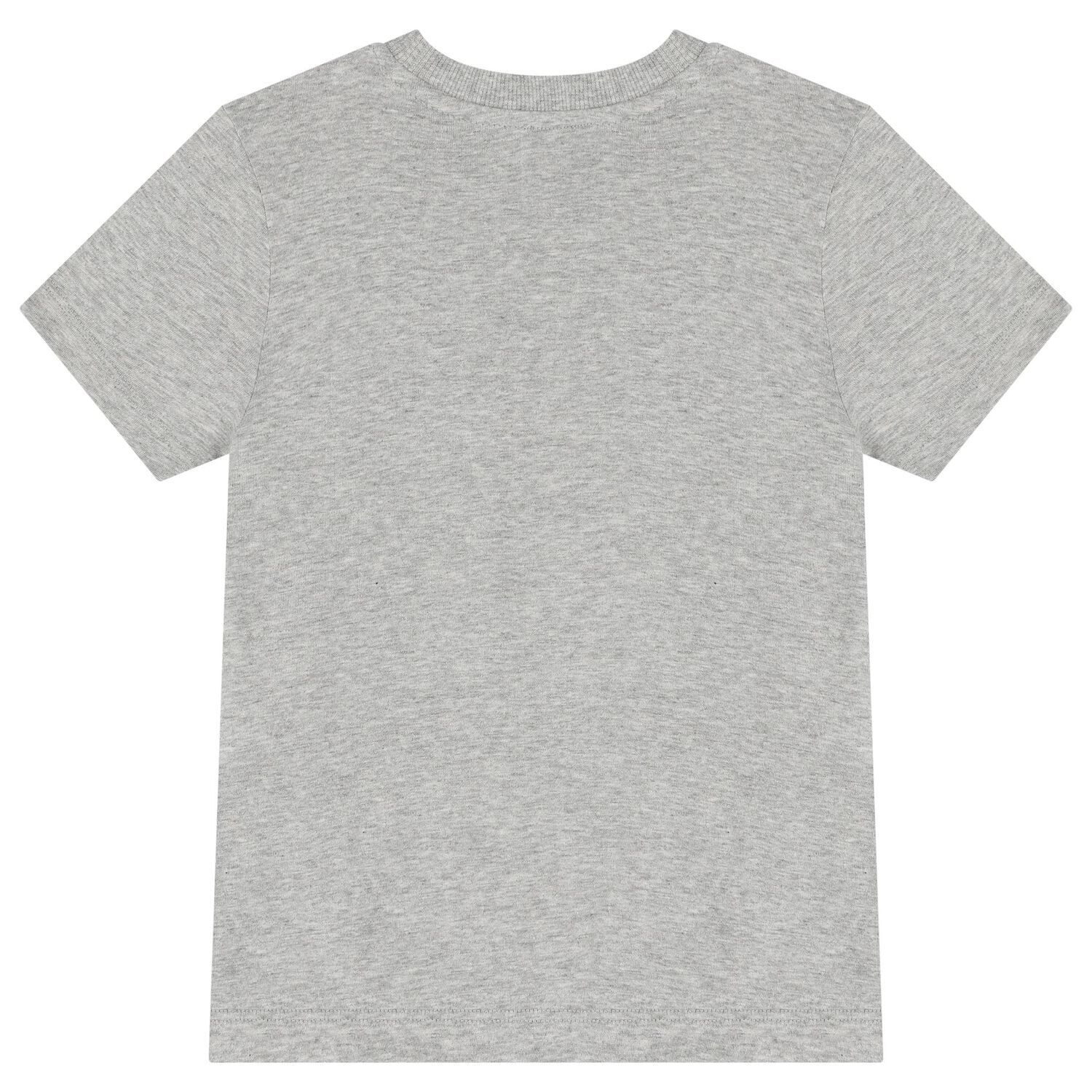 Grey Teddy Bear Logo T-Shirt, 7, hi-res