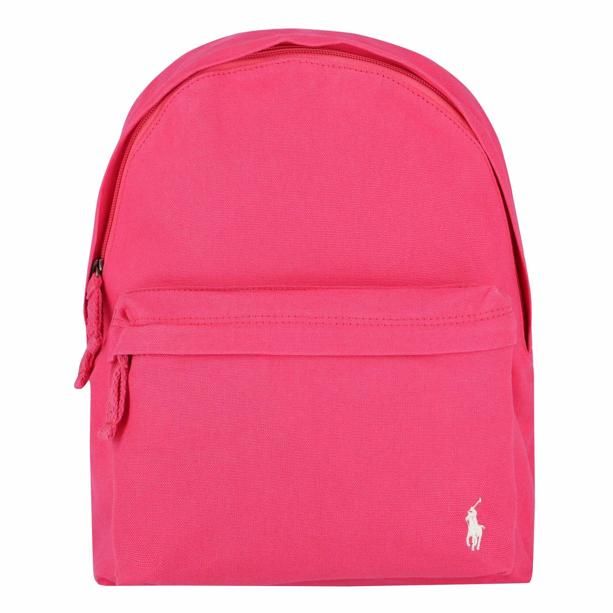 Lacoste pink backpack top
