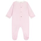 Baby Girls Pink Medusa Logo Babygrow, 1, hi-res