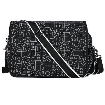 Black Logo Baby Changing Bag