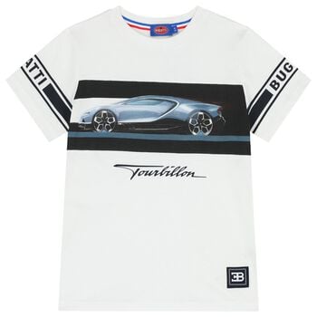 Boys White Logo T-Shirt