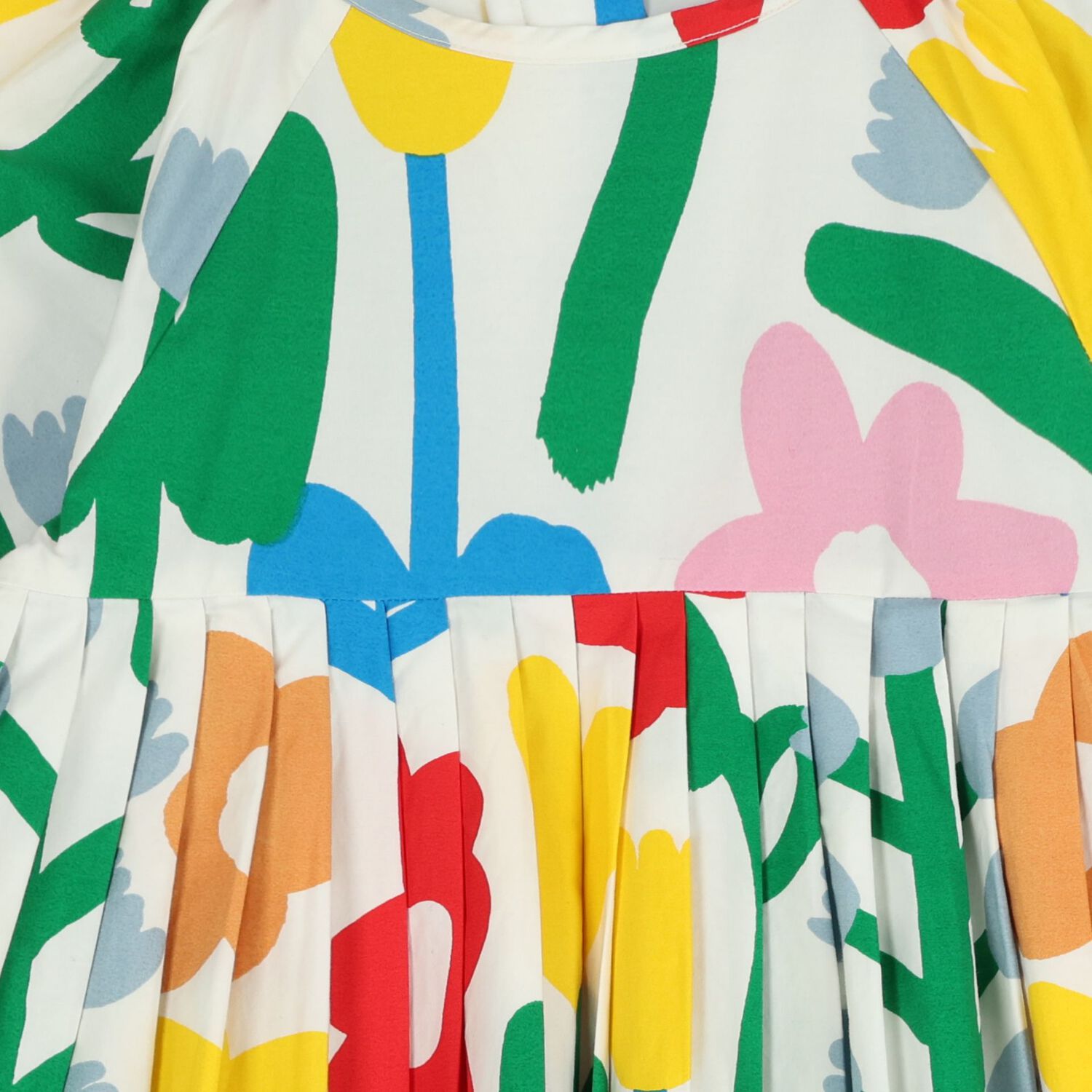 Girls Multi-Coloured Floral Dress, 1, hi-res