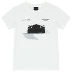 Boys White Logo T-Shirt, 1, hi-res