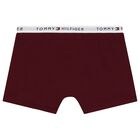 Boys Navy Blue, Grey & Burgundy Boxer Shorts ( 5-Pack ), 1, hi-res
