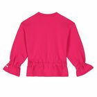 Girls Pink Logo Sweatshirt, 1, hi-res