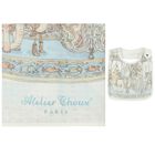 Baby Boys Ivory & Blue Carousel Carré Swaddle & Bib Gift Set, 1, hi-res