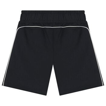 Boys Black Logo Shorts