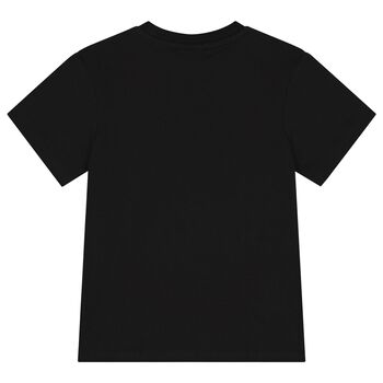 Boys Black Logo T-Shirt
