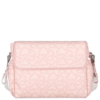 Baby Girls Pink & White Logo Changing Bag ( 34cm )