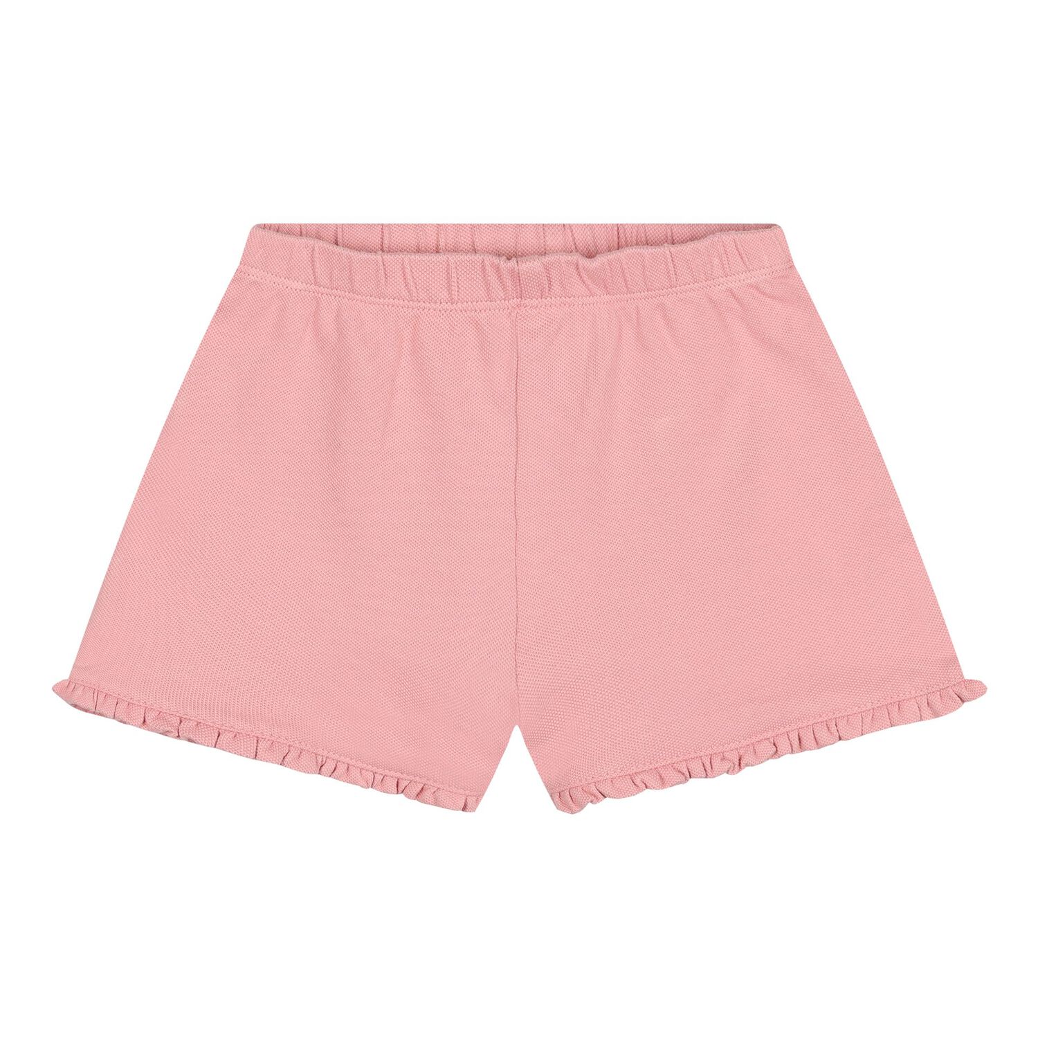Baby Girls Pink Polo Bear Shorts Set, 1, hi-res