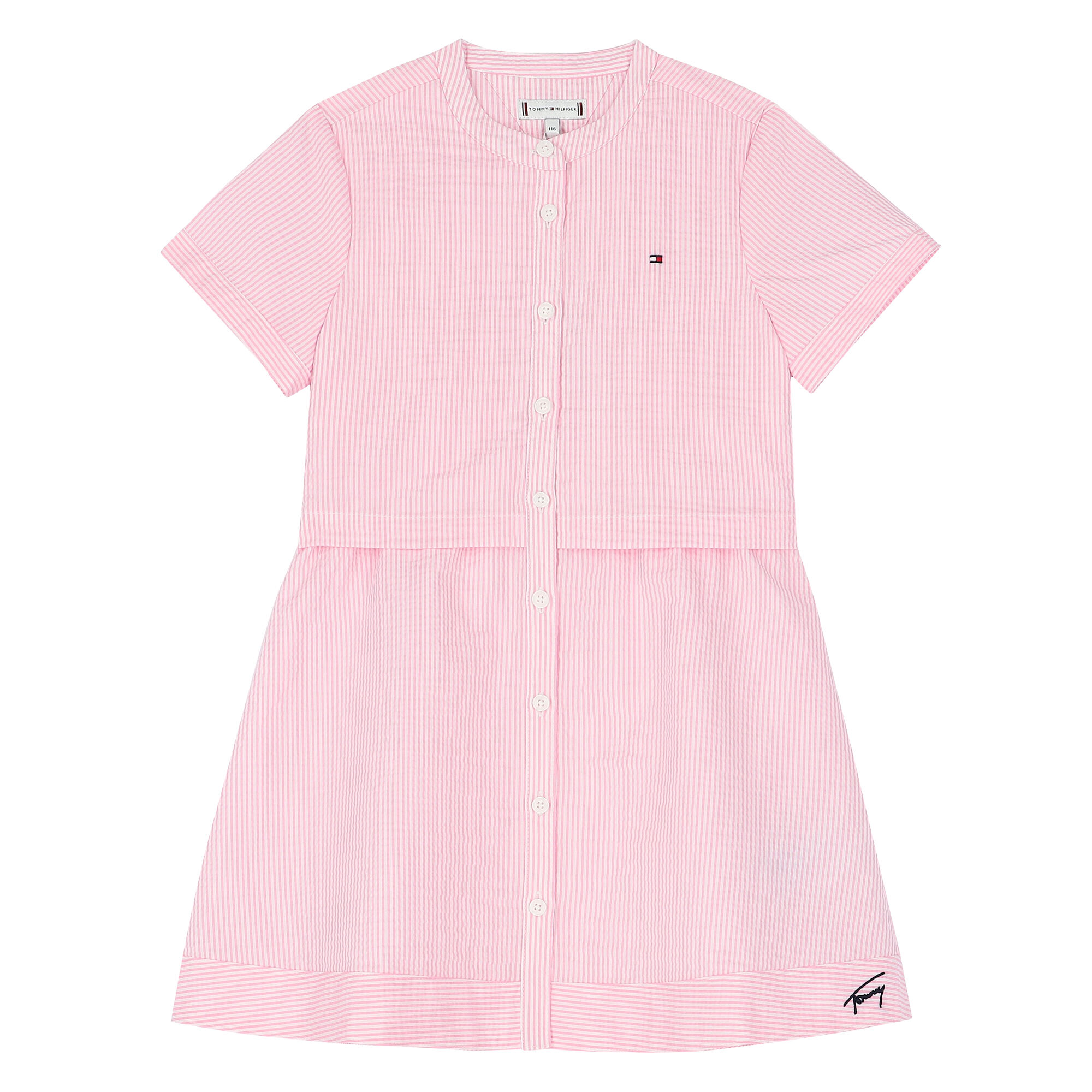 Tommy hilfiger pink sales striped dress