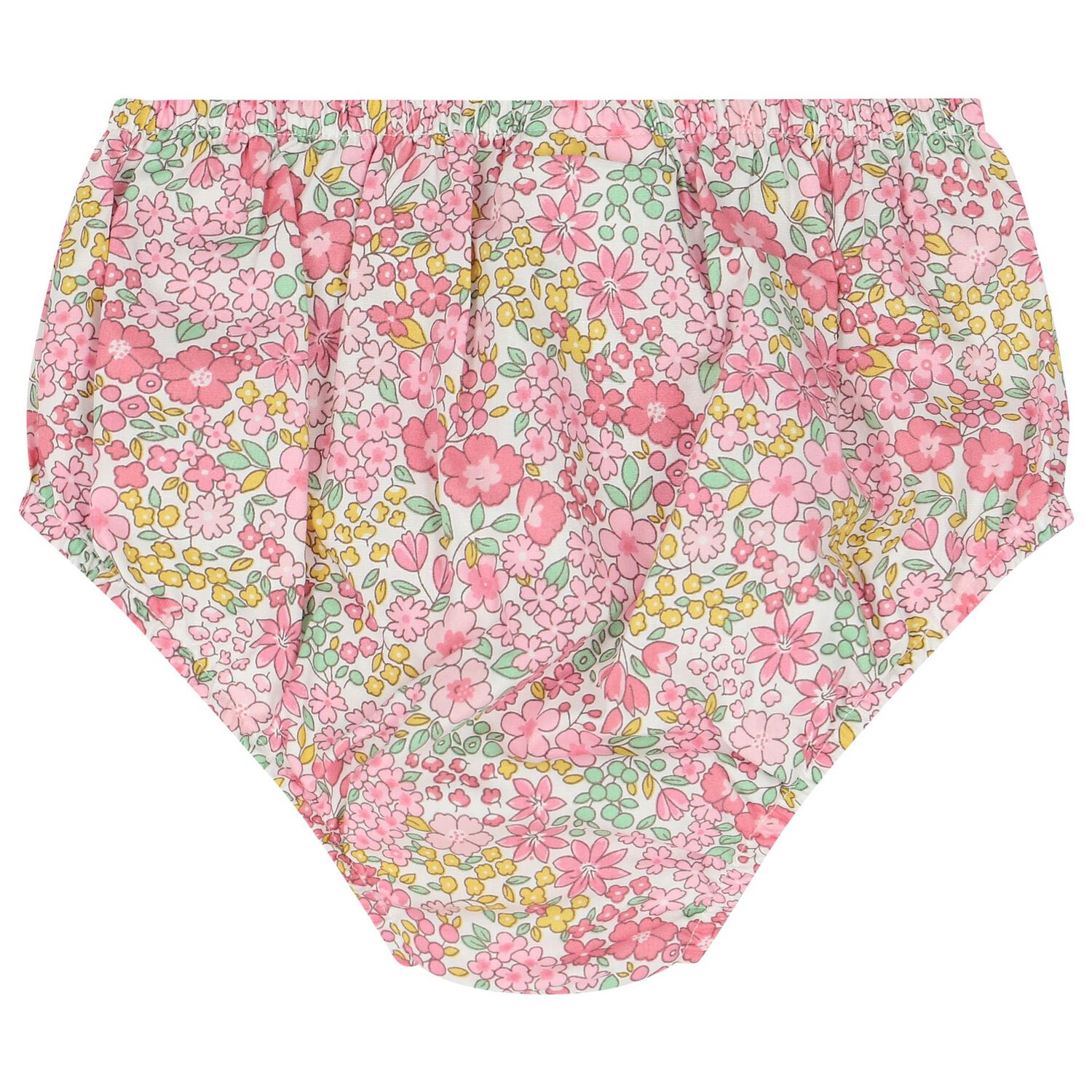 طقم بنات فستان بطبعة الزهور باللون الوردي, 1, hi-res