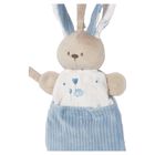 Baby Boys Blue, Beige & White Baby Pacifier Holder, 3, hi-res