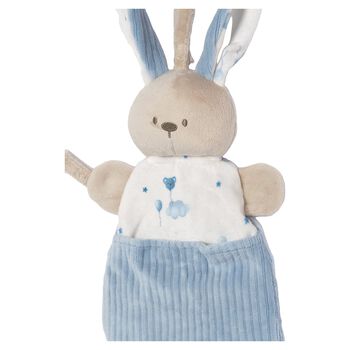 Baby Boys Blue, Beige & White Baby Pacifier Holder