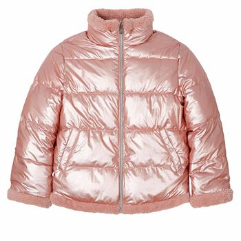 Girls Pink Reversible Jacket