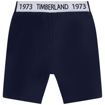 Younger Boys Navy Logo Shorts