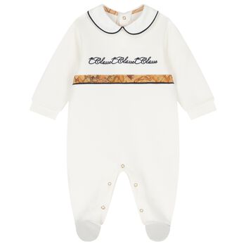 Ivory Geo Map Babygrow