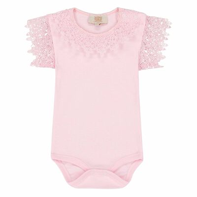 Baby Girls Pink Bodysuit