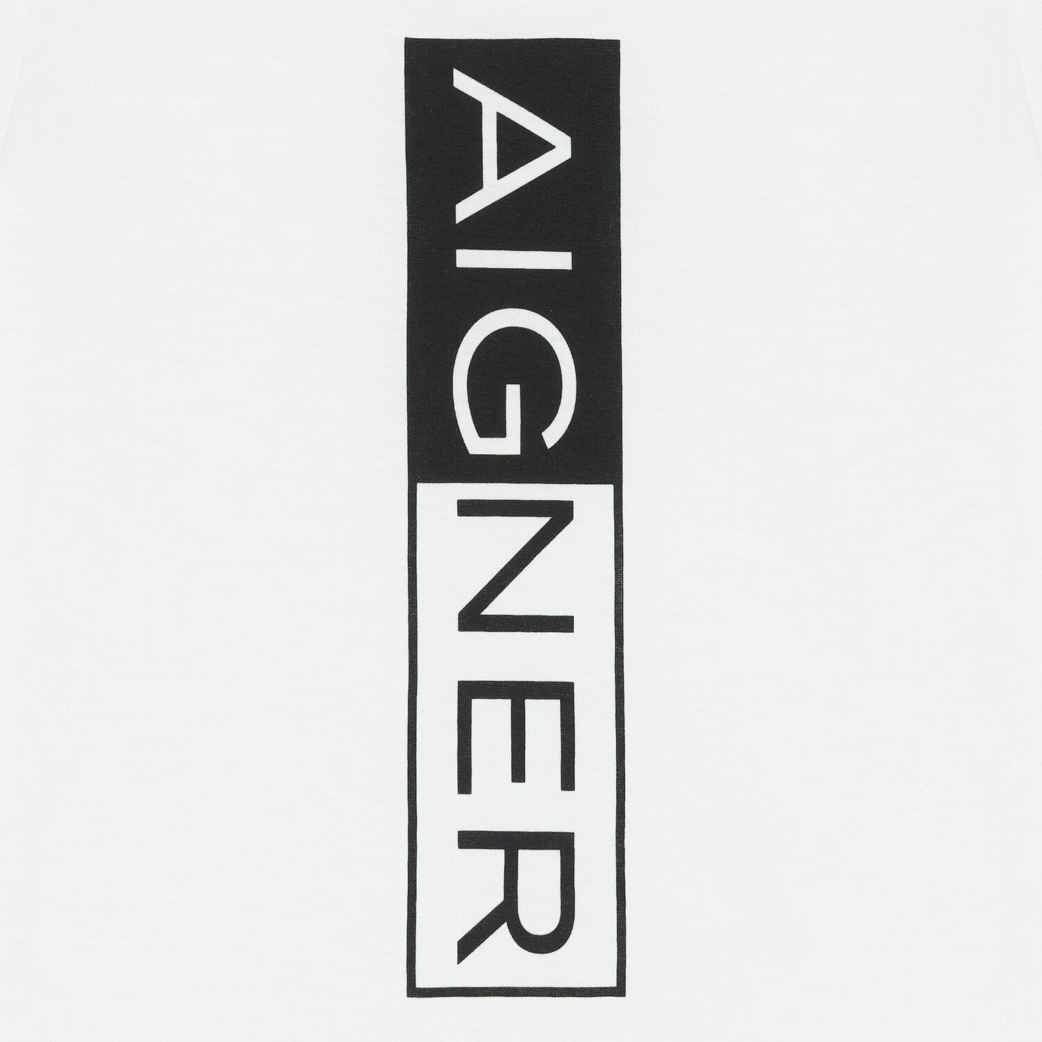 Younger Boys White Logo T-Shirt, 1, hi-res