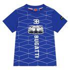 Younger Boys Blue Logo T-Shirt , 2, hi-res