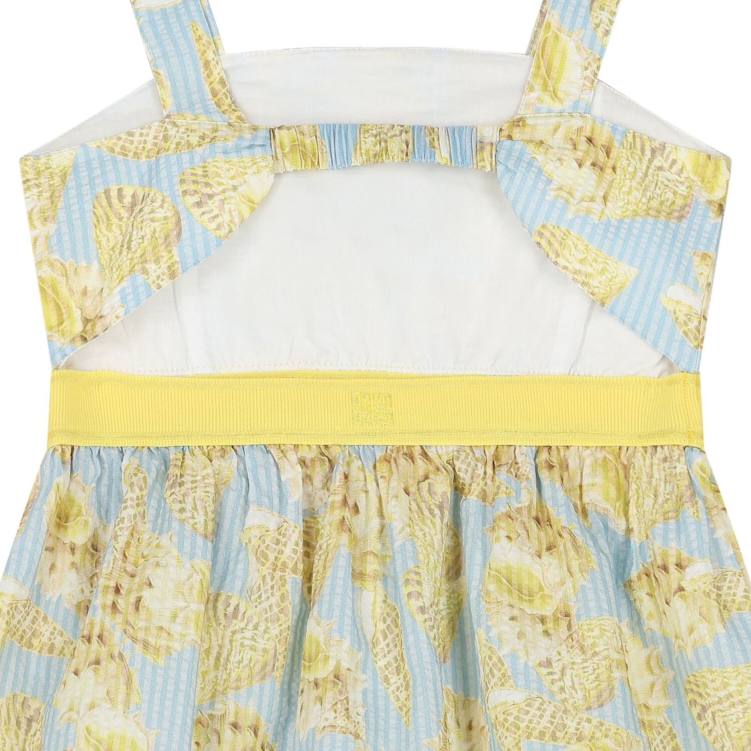 Girls Blue & Ivory Shell Dress, 1, hi-res image number null