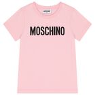 Girls Pink Logo T-Shirt, 3, hi-res