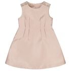 Girls Pink Satin Dress Skirt, 1, hi-res