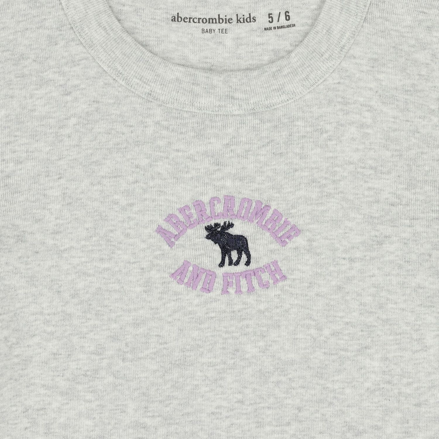 Girls Grey Logo T-Shirt, 2, hi-res