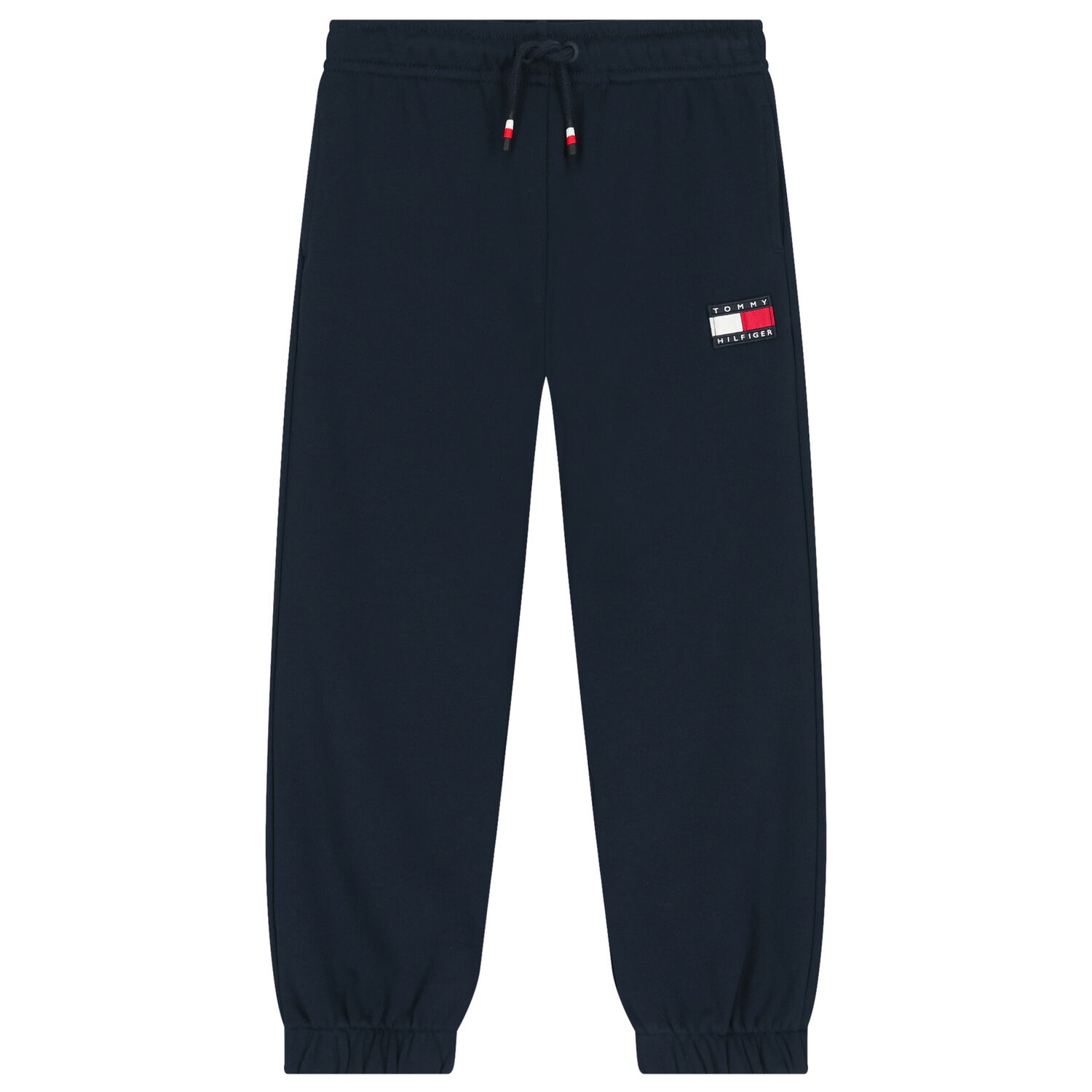 Boys Navy Blue Logo Joggers, 1, hi-res