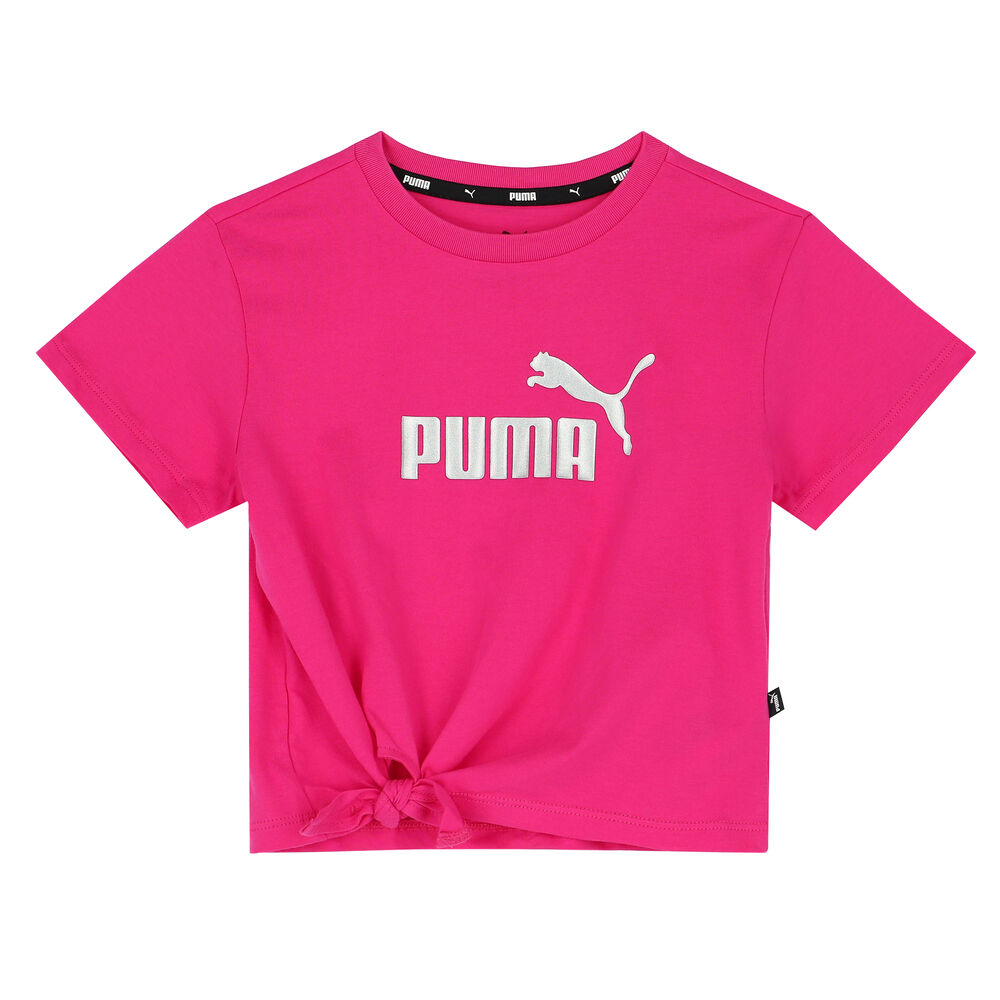 Puma Girls Pink Logo T-Shirt | Junior Couture USA