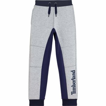 Boys Grey & Blue Joggers